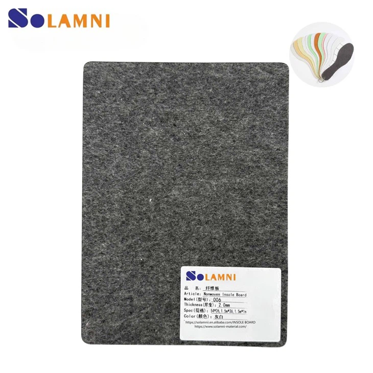 grey nonwoven insole board